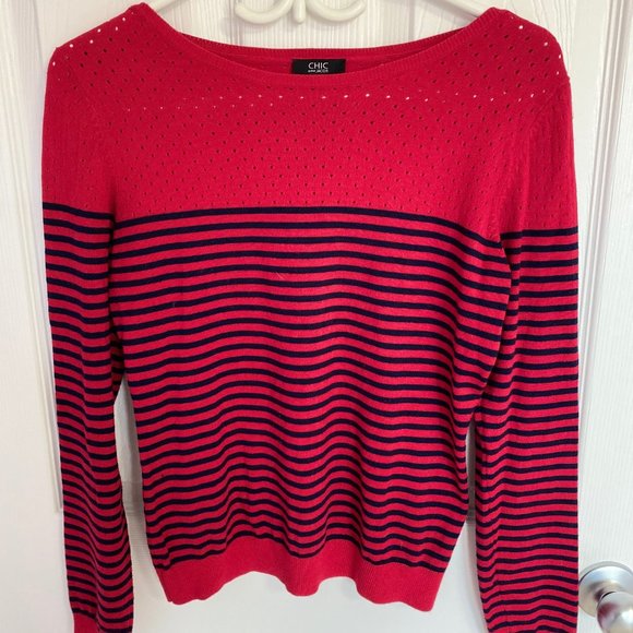 Chic By Jacob Red sweater - Picture 1 of 2